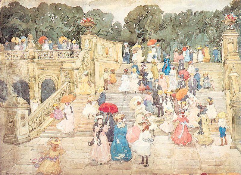 Maurice Prendergast The Mall Central Park China oil painting art